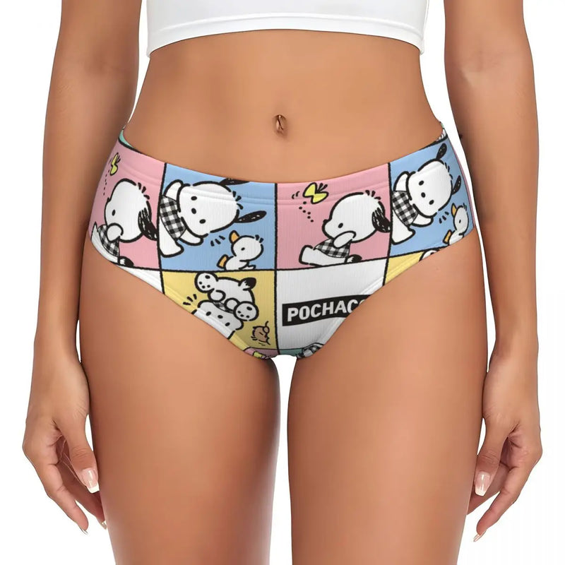 Calcinha Pochacco Estilo Kawaii