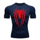 Camiseta Compressão masculina Homem Aranha de 2D
