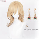 Peruca Kaveh Anime Genshin Impact, 50cm