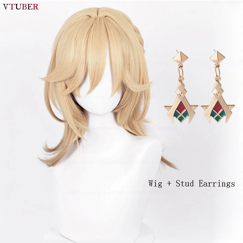 Peruca Kaveh Anime Genshin Impact, 50cm