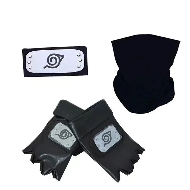 Acessórios Kakashi, Luvas, Máscara Kunai, Luvas Uchiha Anime Naruto