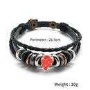 Pulseira De Couro Anime Naruto, attack on titan, one piece 1Pc