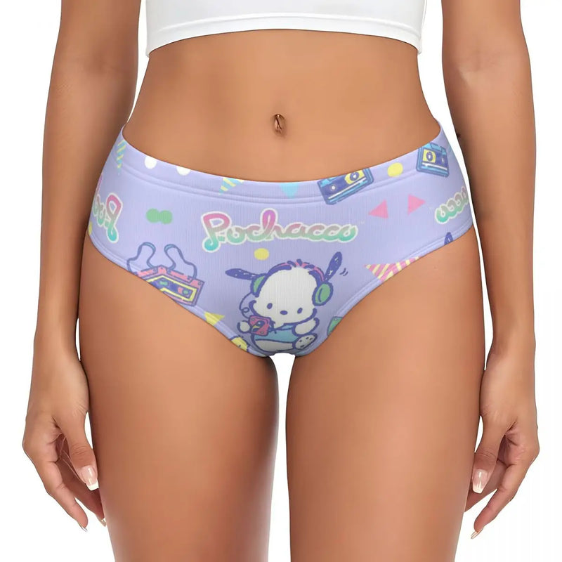 Calcinha Pochacco Estilo Kawaii