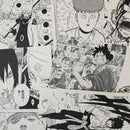 Papel de parede adesivo estilo manga 21x30cm 20/30/40