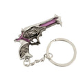 Valorant corpo a corpo reaver 2.0 karambit chaveiro para homem jogo periférico m4 samurai punhal modelo metal chaveiro pingente jóias presente
