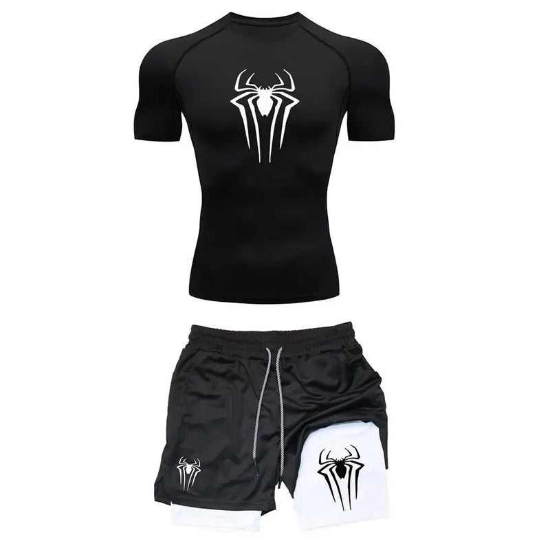 Camiseta compressão Homem Aranha