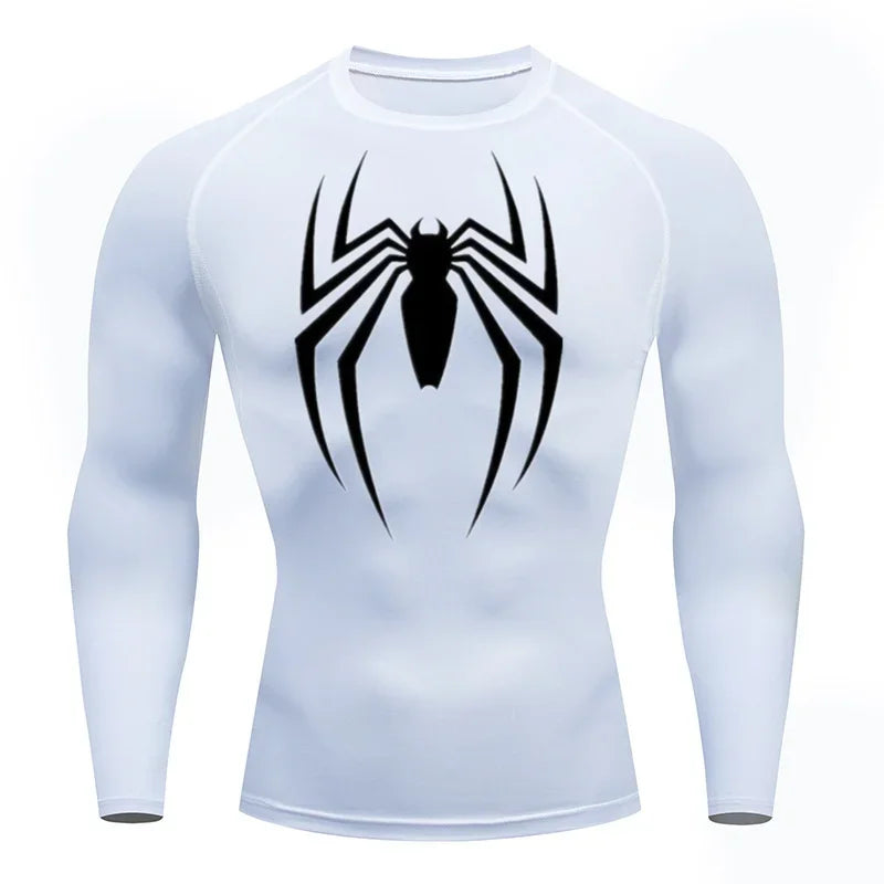 Camiseta Compressão masculina Homem Aranha de 2D