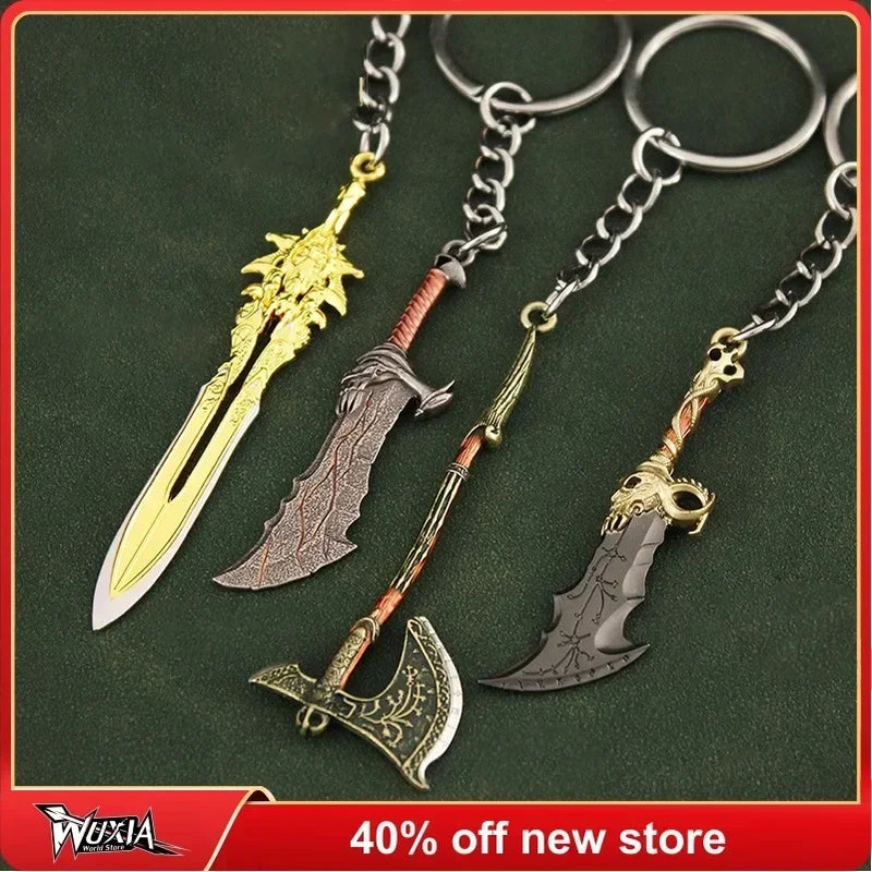 Chaveiro kratos lâminas de caos, olympus