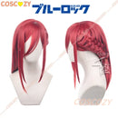 Peruca de Cosplay de  Bachira, Meguru, Hyoma, Chigiri, Nagi, Seishirou, Isagi, Yoichi, Mikage, Reo, Se, Itoshi, Kunigami Anime Blue Lock