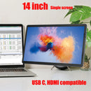 Laptop Dual Monitor Extensor de Tela, IPS LCD, 12 ", 1920x1080, HD, Tela para Macbook, Huawei