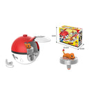 Pião com lançador pikachu/charmander/squirtle/mew/eevee Anime pokemon