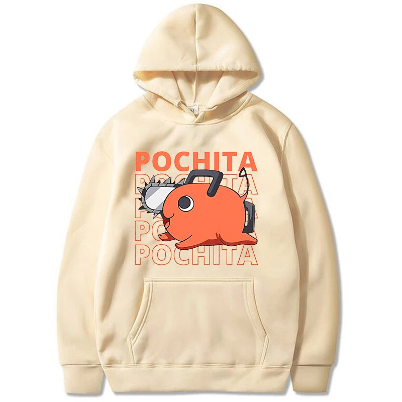 Moletom estilo canguru Pochita