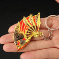 Valorant corpo a corpo reaver 2.0 karambit chaveiro para homem jogo periférico m4 samurai punhal modelo metal chaveiro pingente jóias presente