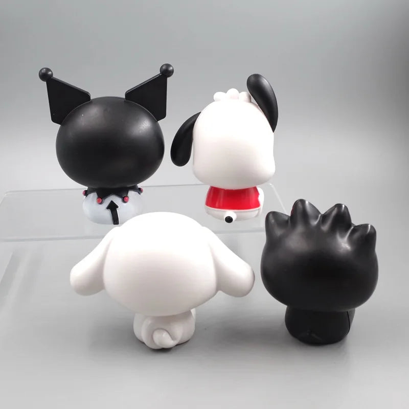 Action figure Cute DIY Cake Topper Anime Cinnamoroll Kuromi 8cm