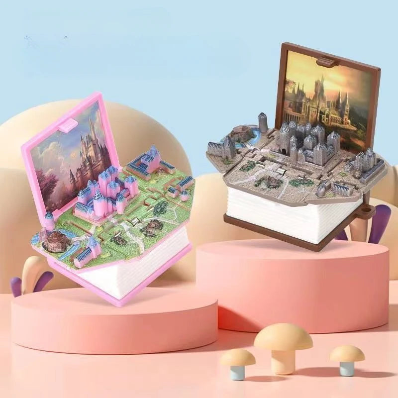 Mini chaveiro de livro 3D Harry potter