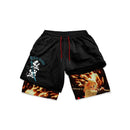 Shorts de compressão Anime Demon slayer