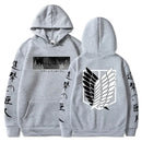 Moletom Levi, estilo harajuku Anime attack on titan