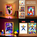 Quadro em led night Anime Dragon ball z