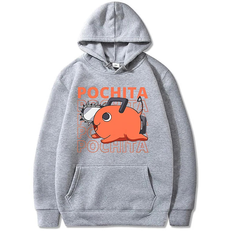 Moletom estilo canguru Pochita