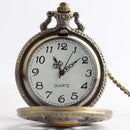 Relogio One Piece Vintage Bronze Pocket Watch