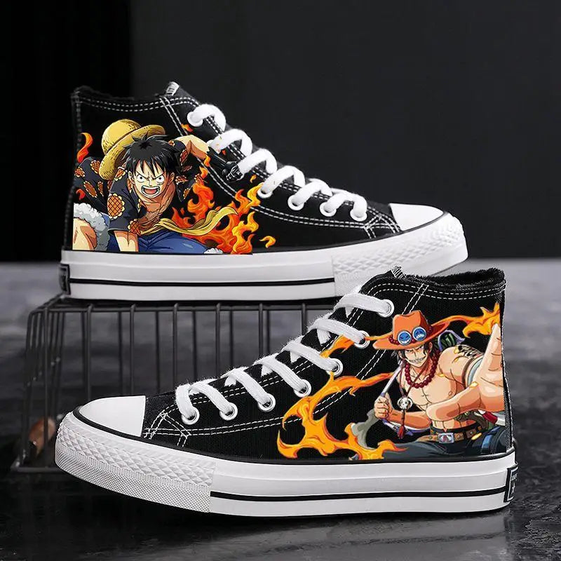 Tênis luffy/Ace/zoro Anime One Piece