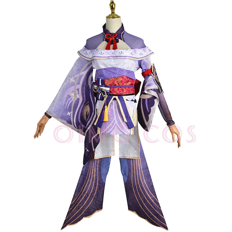 Cosplay Raiden Shogun Game Genshin Impact