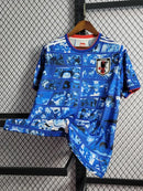 Camiseta de futebol japao estilo manga