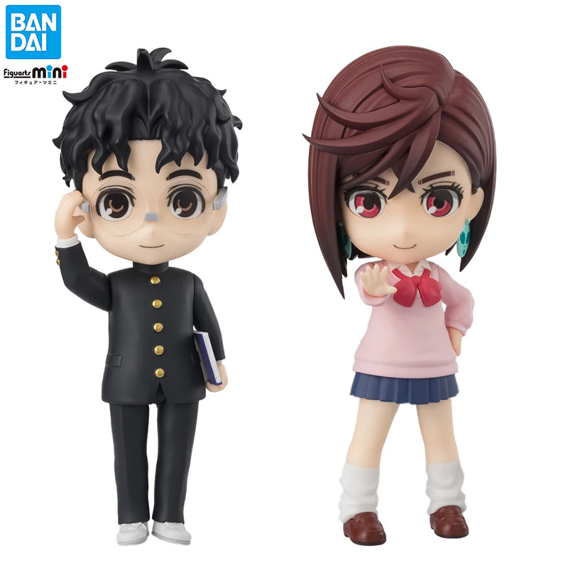 Action Figure original bandai okarun & momo ayase Anime dandadan 90 mm