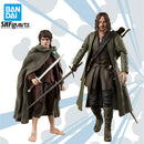 Action Figure frodo baggins & gollum Oficialmente bandai Filme Senhor Dos Aneis