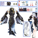 Cosplay Shenhe-Fato Feminino, Game Genshin Impact