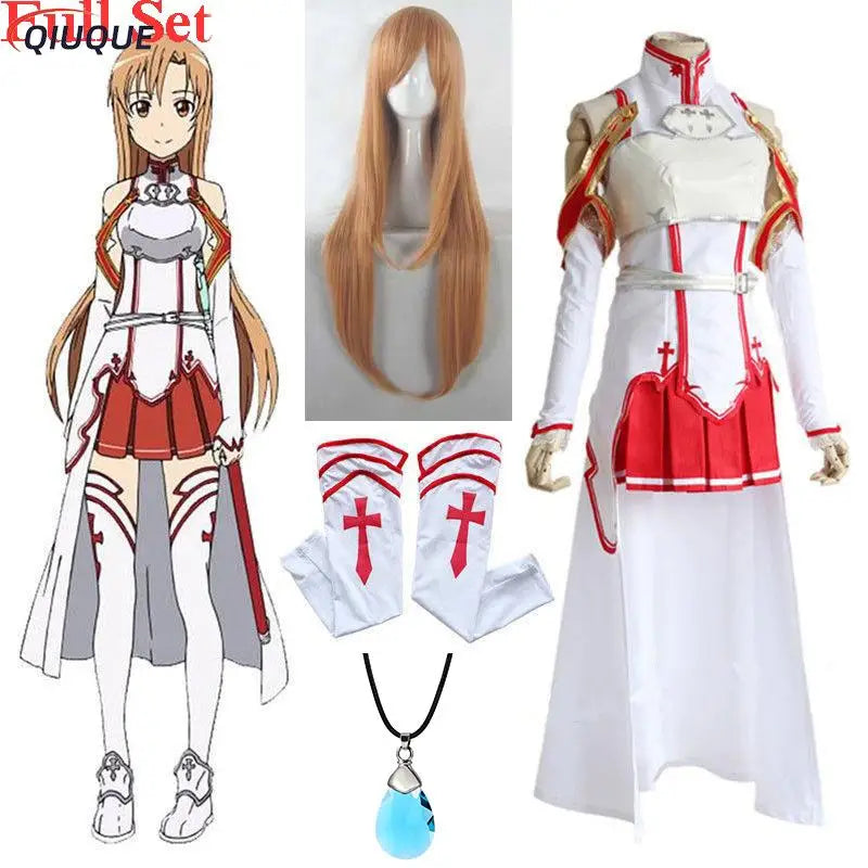 Cosplay Asuna Yuuki Anime sword art online