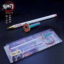 Mini espata caneta Kimetsu No Yaiba Tanjirou Weapon Black Refill Anime Demon Slayer 20CM