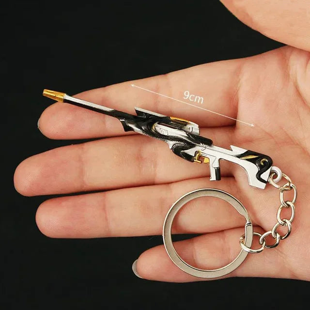 Valorant corpo a corpo reaver 2.0 karambit chaveiro para homem jogo periférico m4 samurai punhal modelo metal chaveiro pingente jóias presente