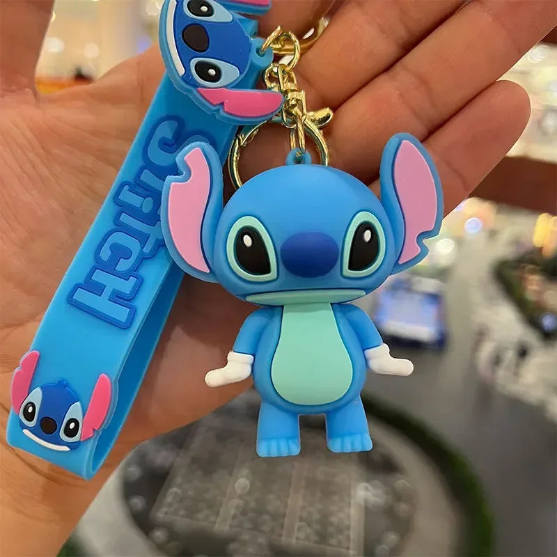 chaveiro mickey, stitch & xepa