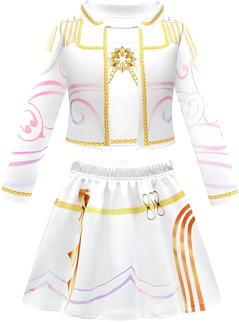 Cosplay rumi, mira & zoey Infantil Anime kpop huntrix Demon Hunters