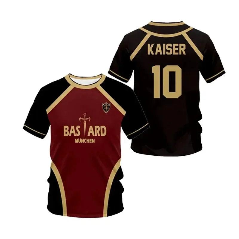 Camiseta camisa Bayern Bastardo, Vl Replika Anime Blue Lock