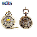 Relogio One Piece Vintage Bronze Pocket Watch