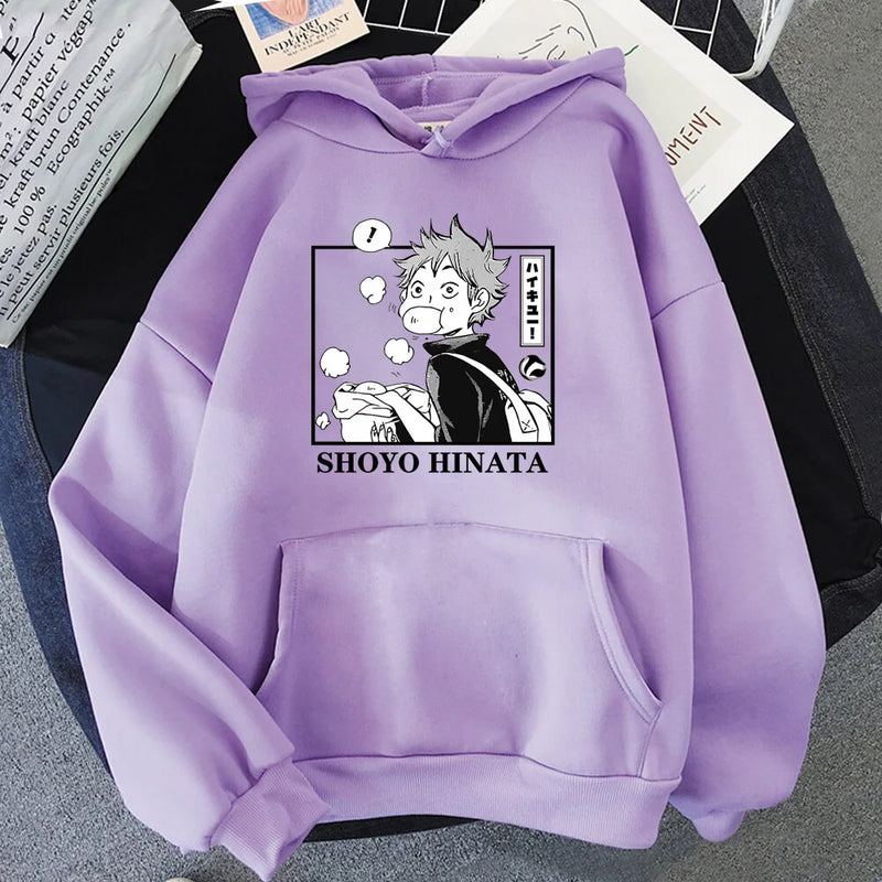 Moletom Hinata estilo Harajuku