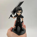 Anime nuvem conflito tifa lockhart aerith gainsborough zack · figura de cabelo modelo brinquedo pvc ornamento de mesa acessórios presente 11-12.5cm