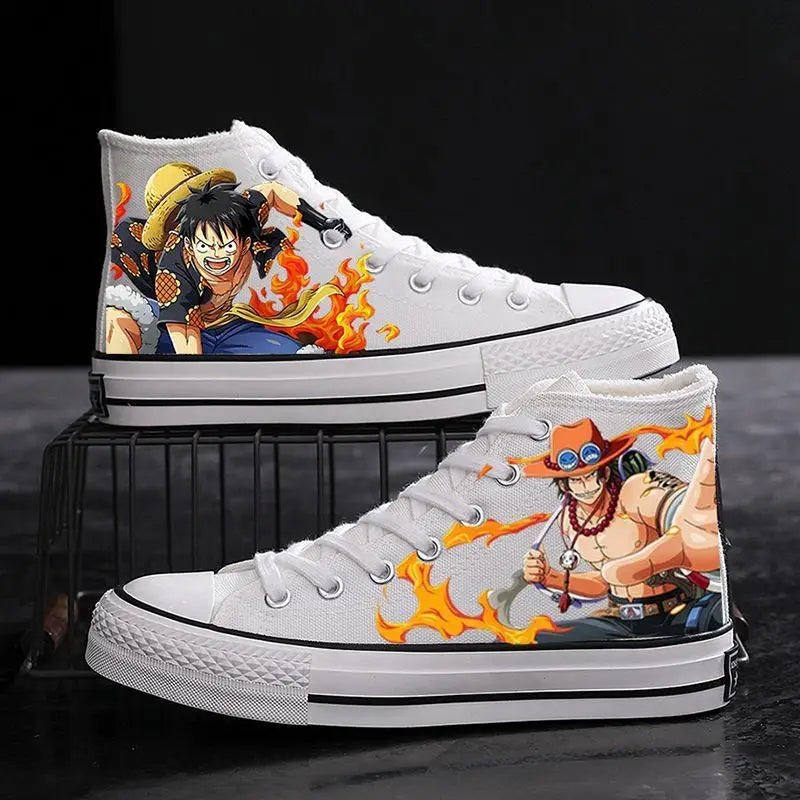 Tênis luffy/Ace/zoro Anime One Piece