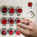 Anel Akatsuki Sharingan Rings Deidara Uchiha Itachi Anime Naruto
