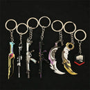 chaveiro karambit faca llavero metal Game Valorant