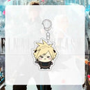 Suporte acrílico  lockhart/sephiroth Game Final Fantasy VII