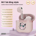 Fone de ouvido bluetooth Gengar Anime Pokemon