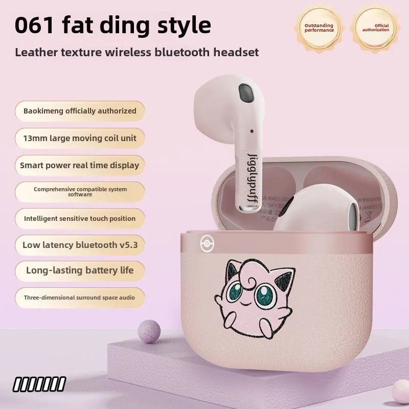 Fone de ouvido bluetooth Gengar Anime Pokemon