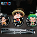 Action figure para carro aberturas de ar Anime One piece