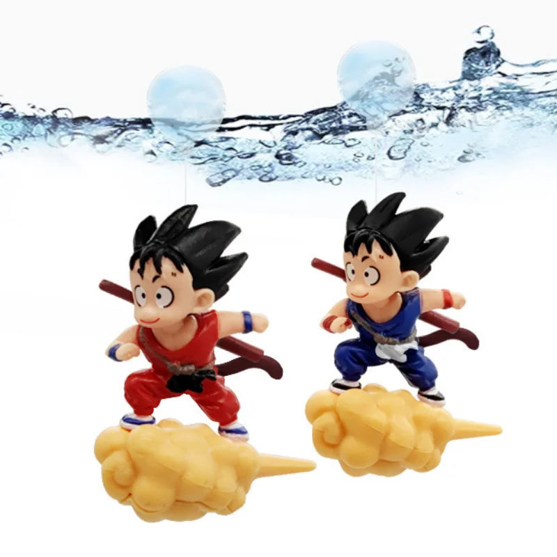 Goku Flutuante Aquário Anime Dragon Ball