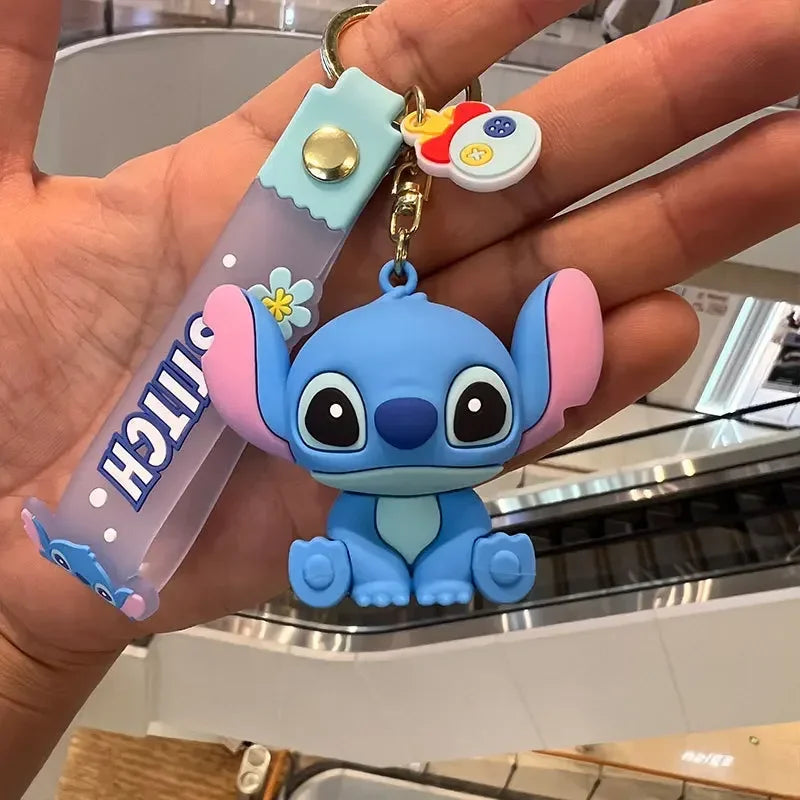 chaveiro mickey, stitch & xepa
