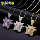 Colar de metal pokemon gengar anime Pkemon
