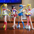 Action  Figura Glitter & Glamours Kaiou Michiru Tenoh Haruka Tomoe Hotaru Anime Sailor Moon -  23cm
